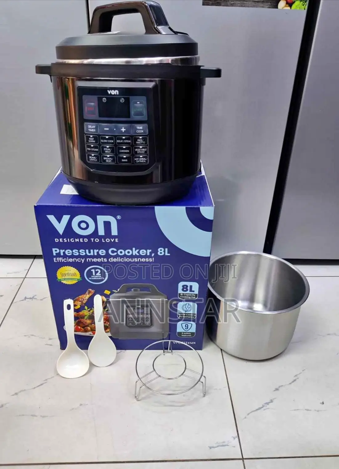 Von Pressure Cooker Stainless Steel Inner Pot
