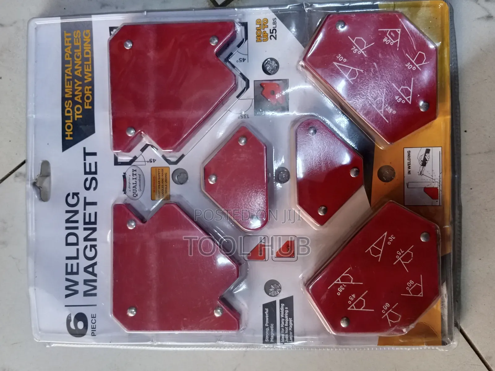 6pcs Welding Magnet Set