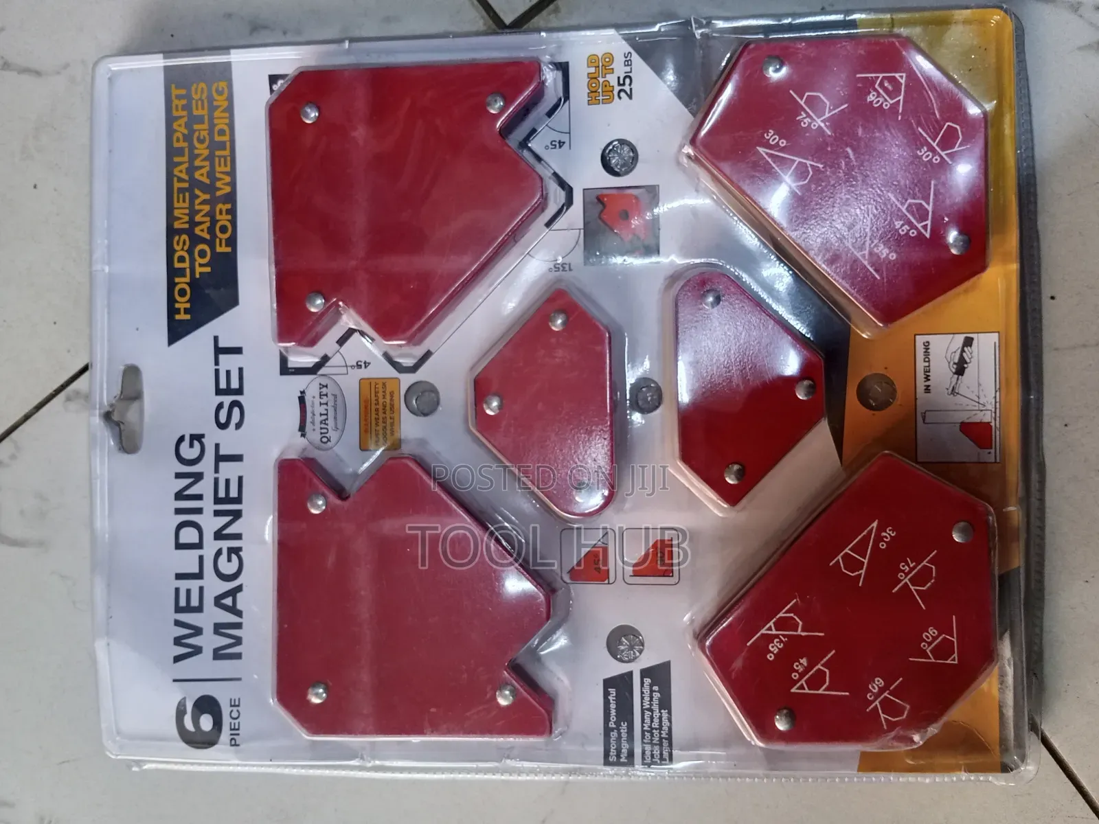 6pcs Welding Magnet Set