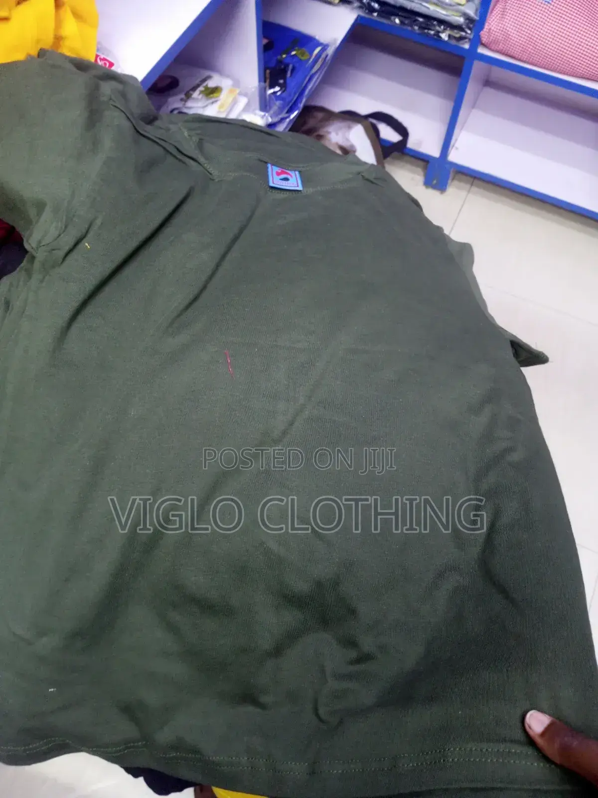Dark Green Wholesale Adult Round Necks