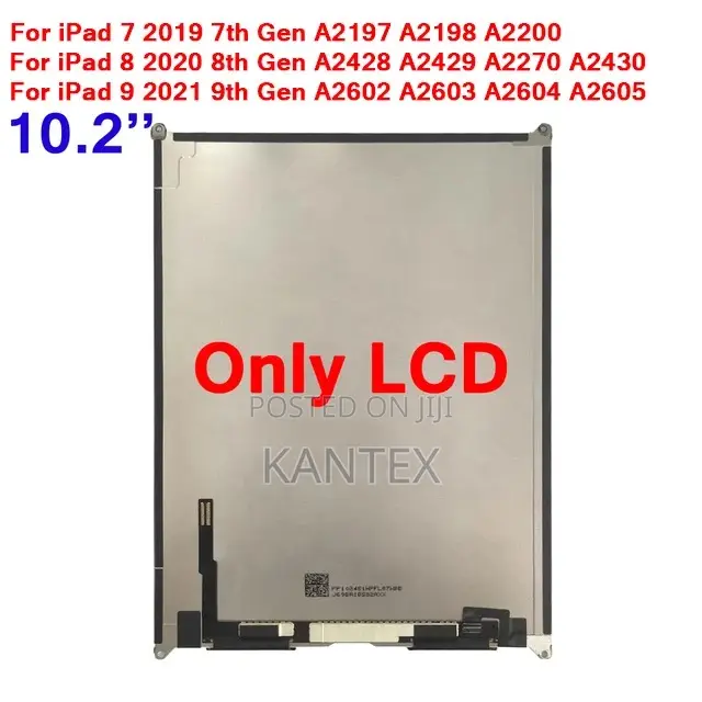 Generic iPad 10.2,7th Gen,8th Gen and 9th Gen LCD/Screen Replacement