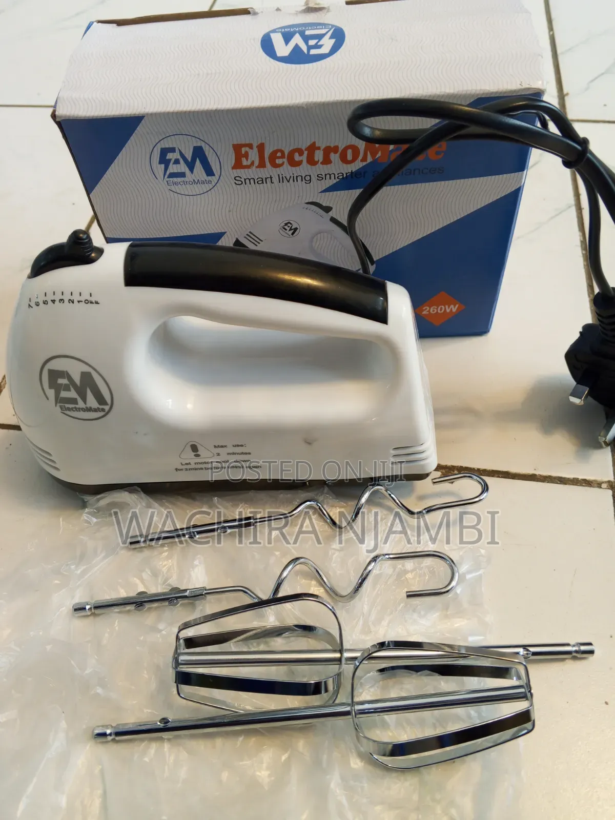 Electromate 260w Hand Mixer