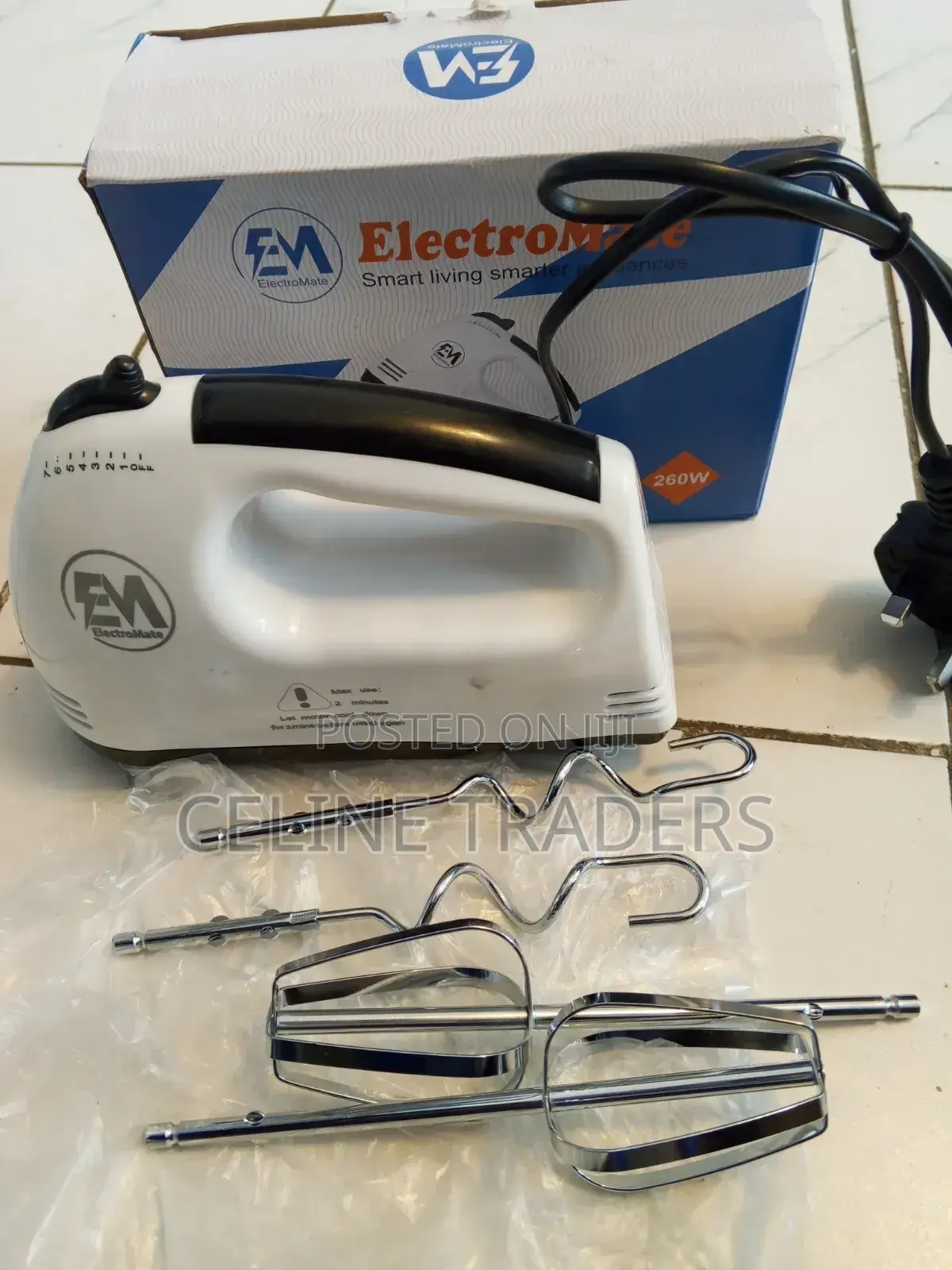 Electromate 260w Hand Mixer