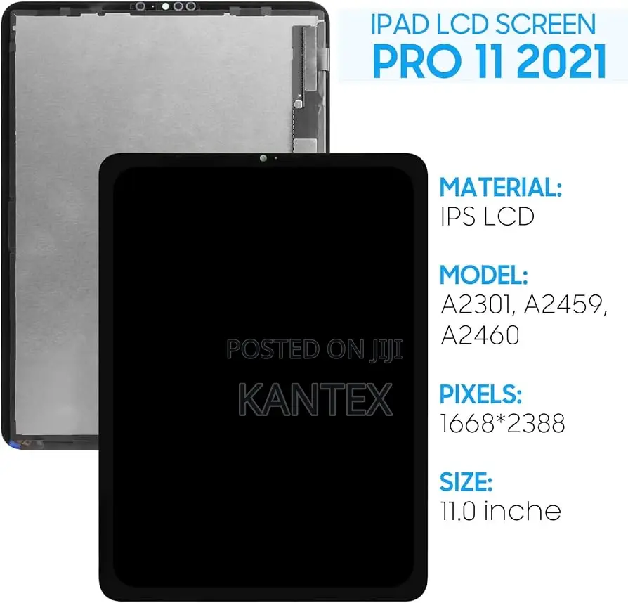 Generic iPad 11”3rd Gen,A2228,A2068,A2230 Screen Replacement
