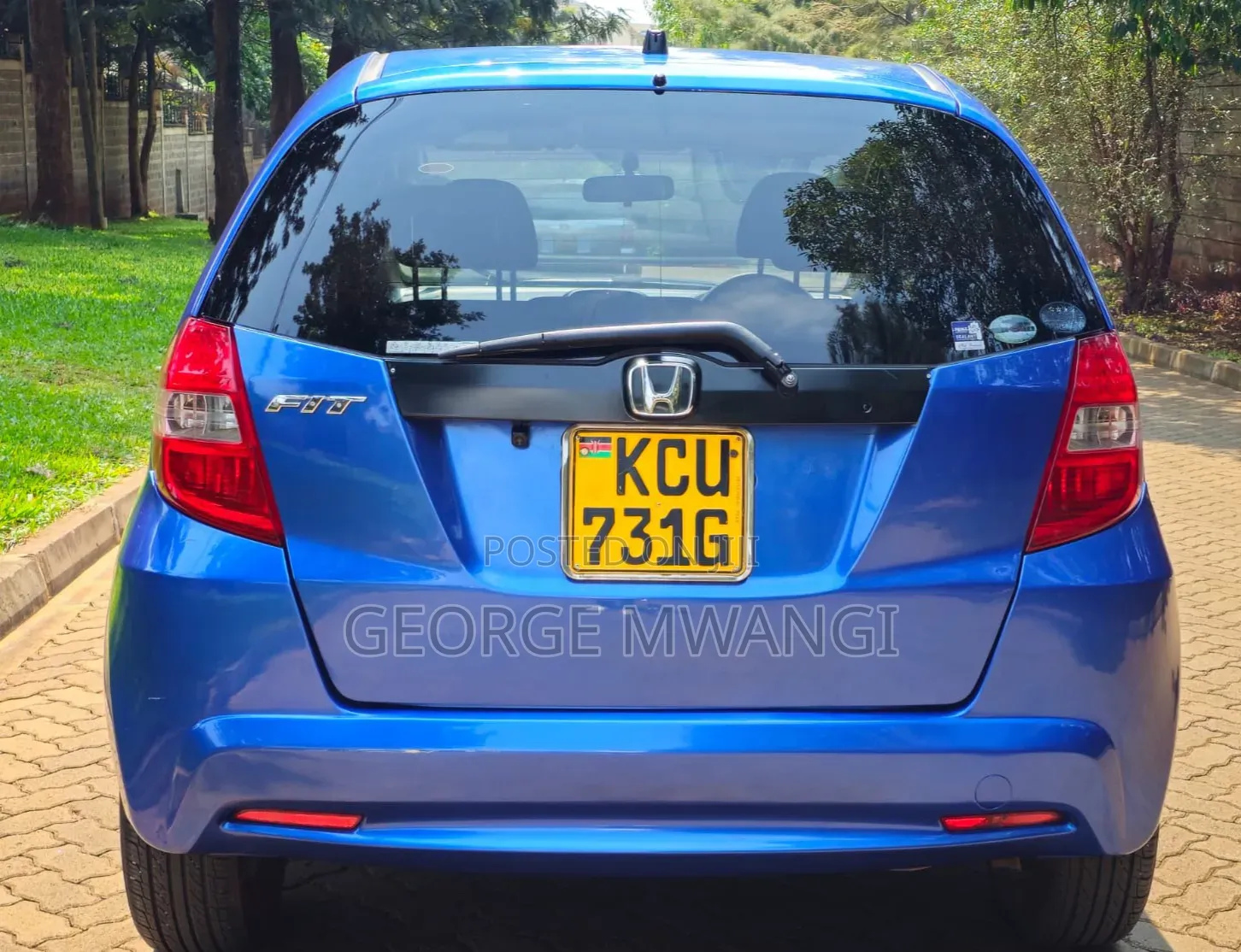 Honda Fit 2012 Blue