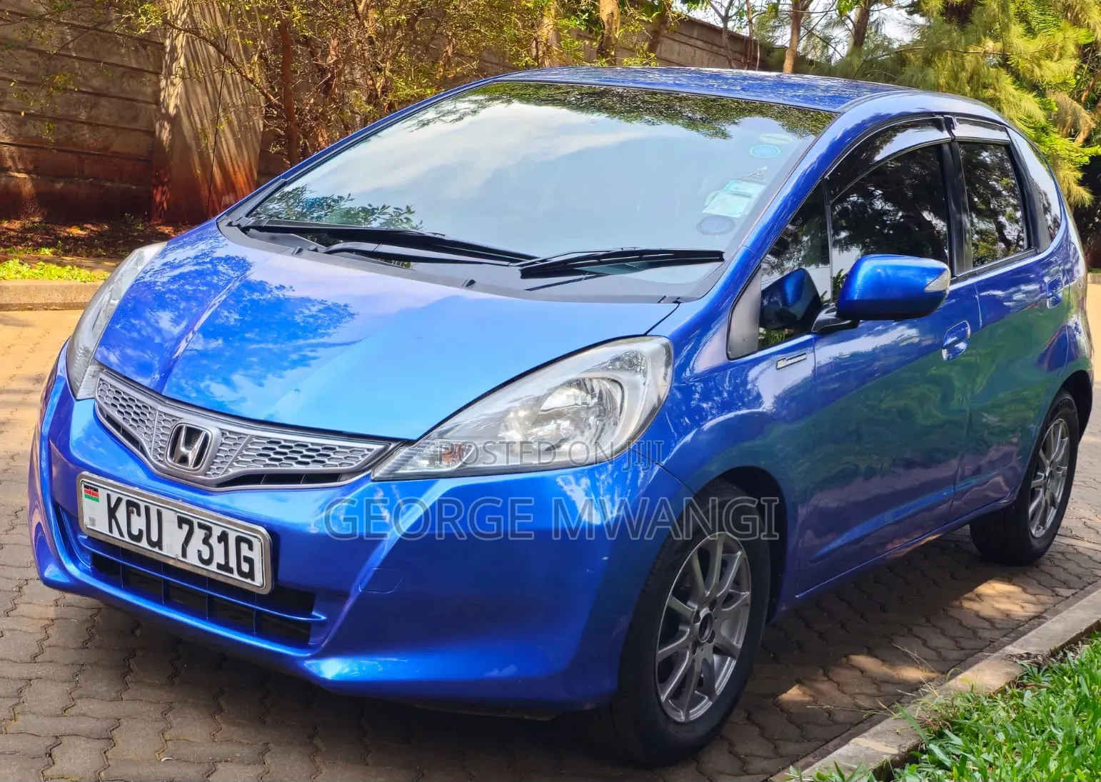Honda Fit 2012 Blue