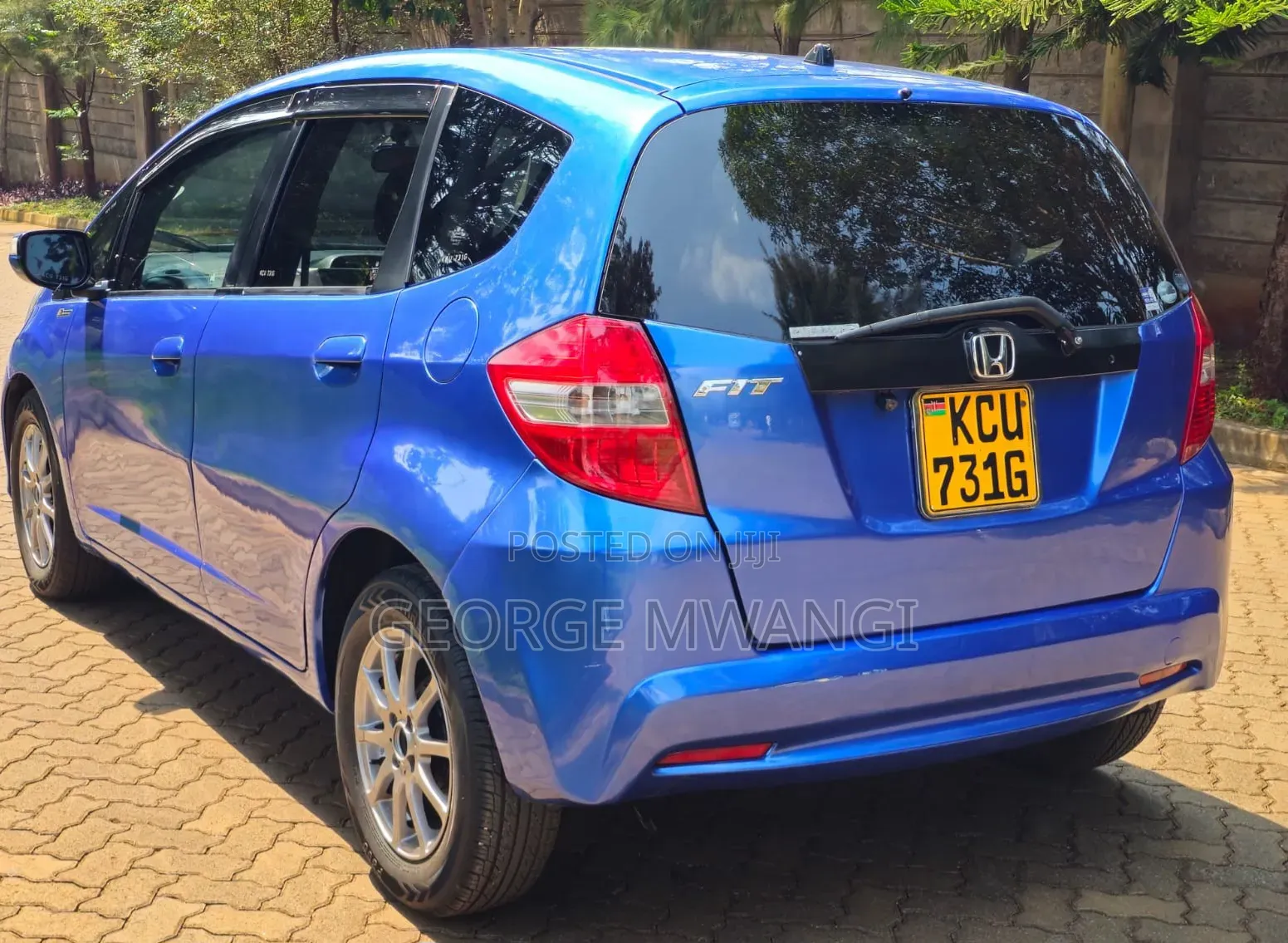 Honda Fit 2012 Blue