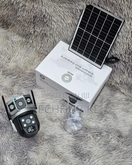 4g Ai Solar PTZ Camera With Dual Lens Motion Detection Two-Way Audio