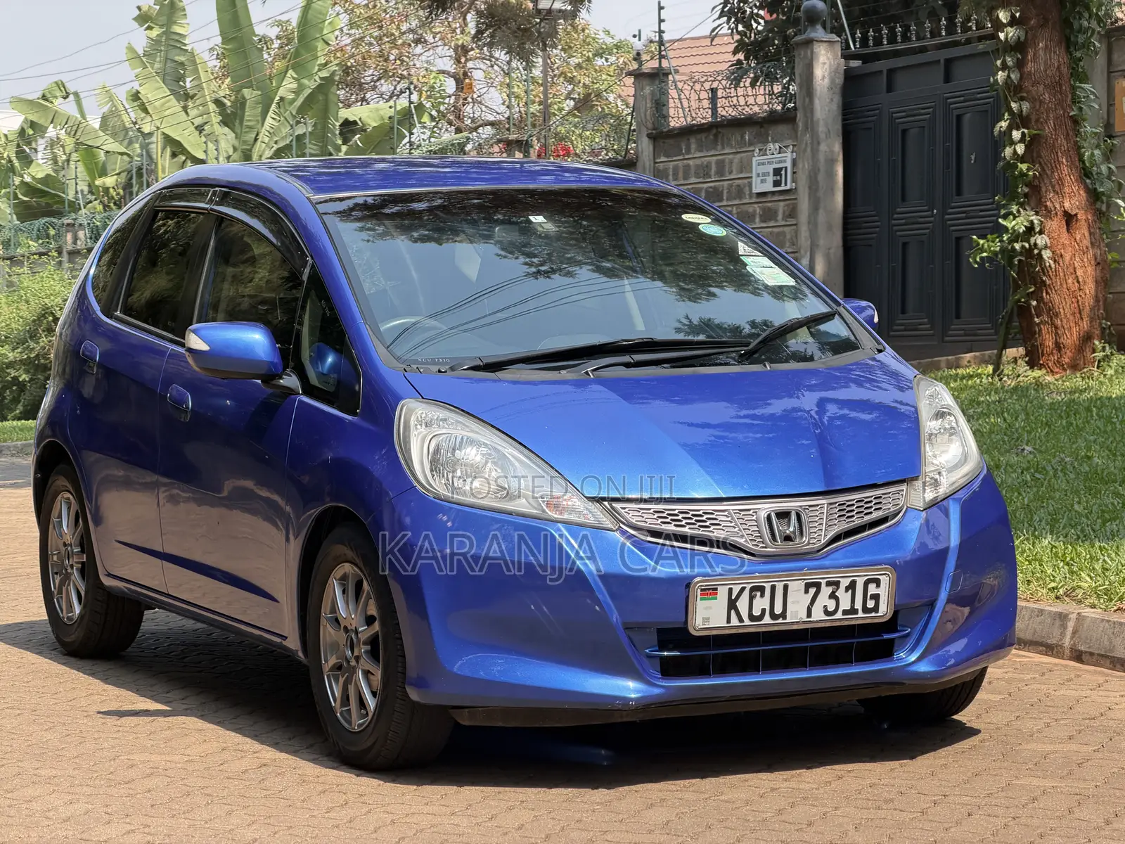 Honda Fit Automatic 2012 Blue