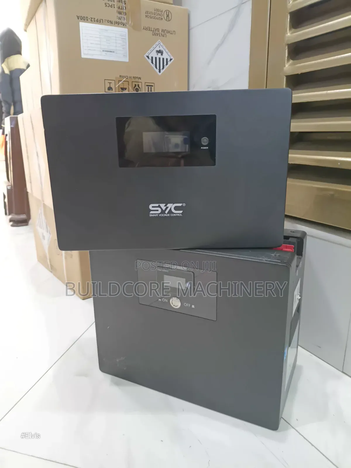 SVC Smart Voltage Control Lithium Battery Plus Inverter/Ups System