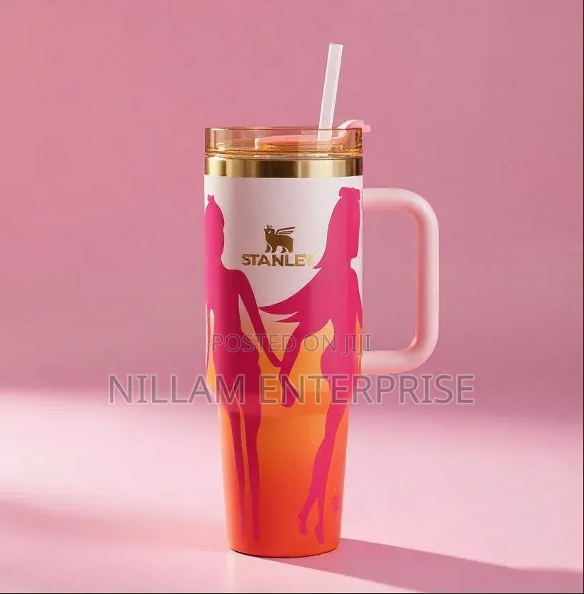 Barbie Stanley Tumbler With Handle