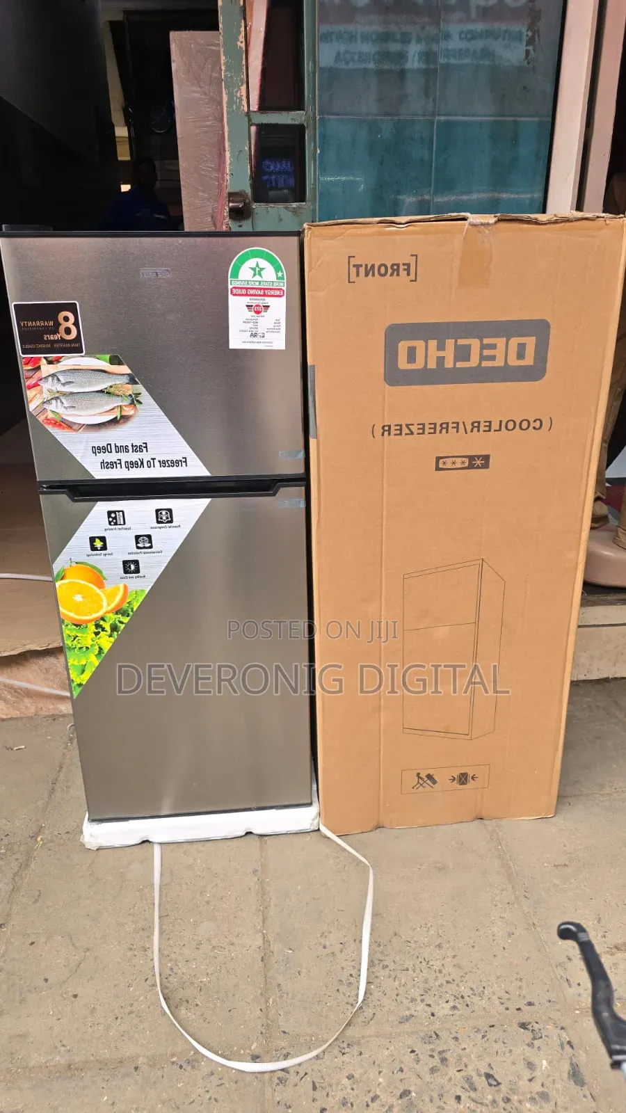 Decho 128 Litres Double Door Refrigerator
