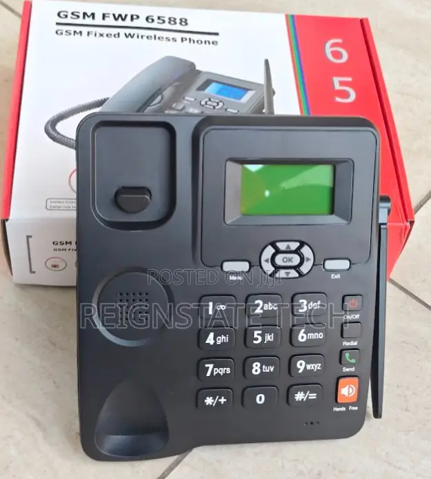 GSM FWP 6588 Fixed Wireless Phone - With Sim Card Slot, Caller Id