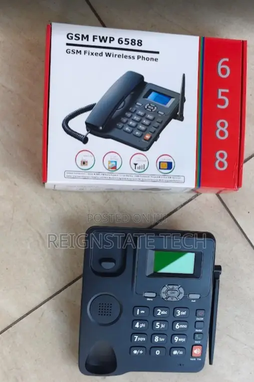 6588 GSM Fixed Wireless Desk Phone – Quad Band