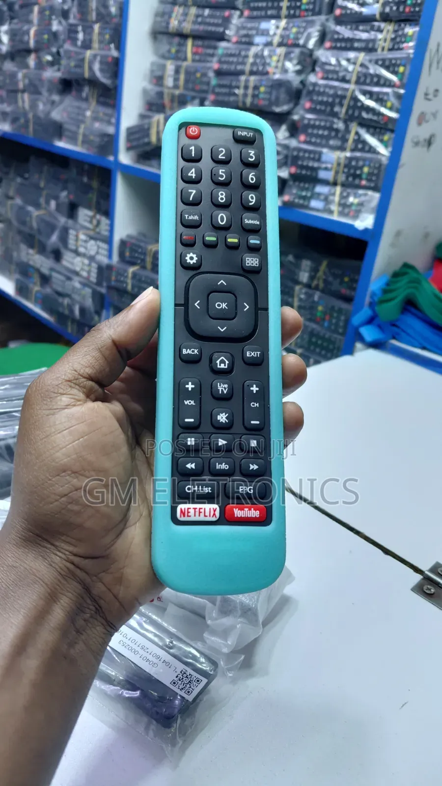 Original Hisense En2b27 Tv Remote With Silicone Case Batteries
