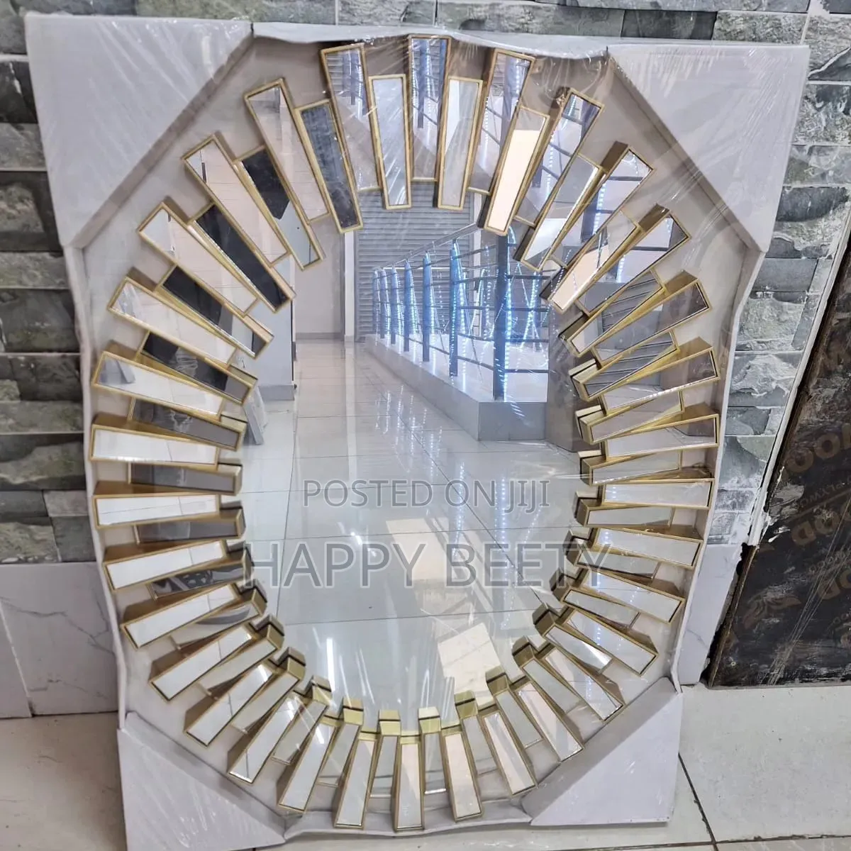  *Sunburst Oval Luxury Wall Decor Mirror (Big Size)
