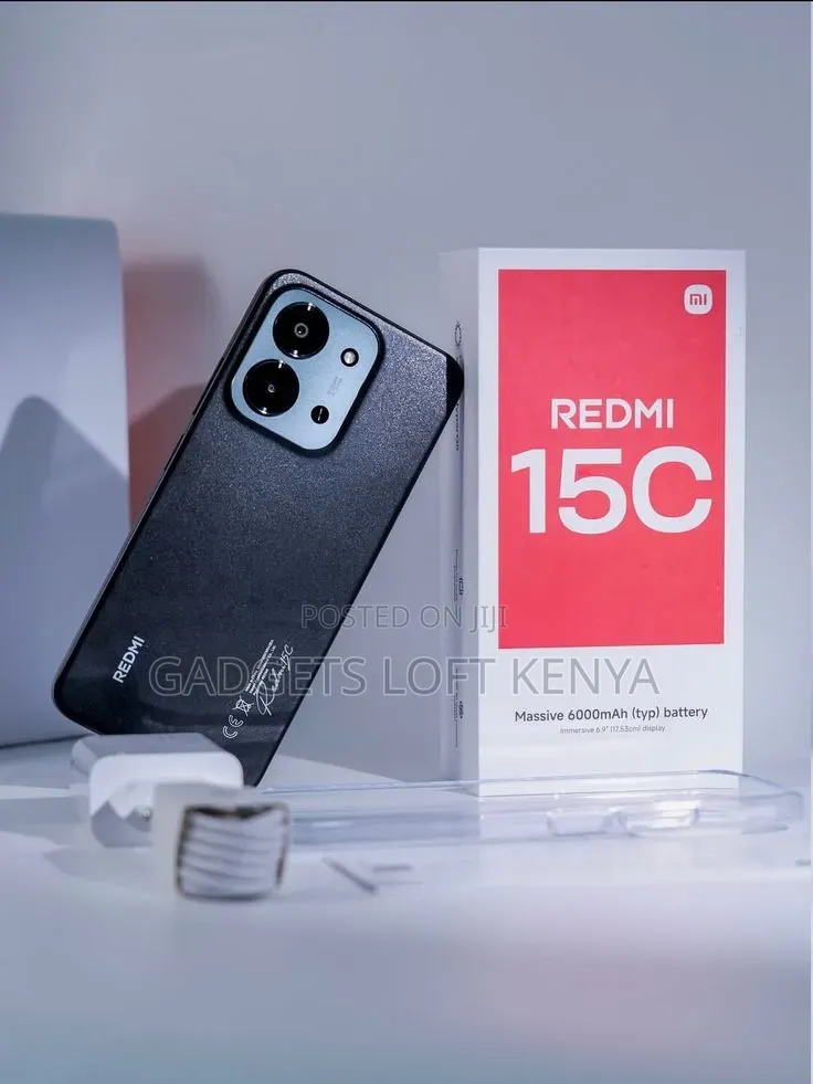 New Xiaomi Redmi 15C 4G 256 GB Black