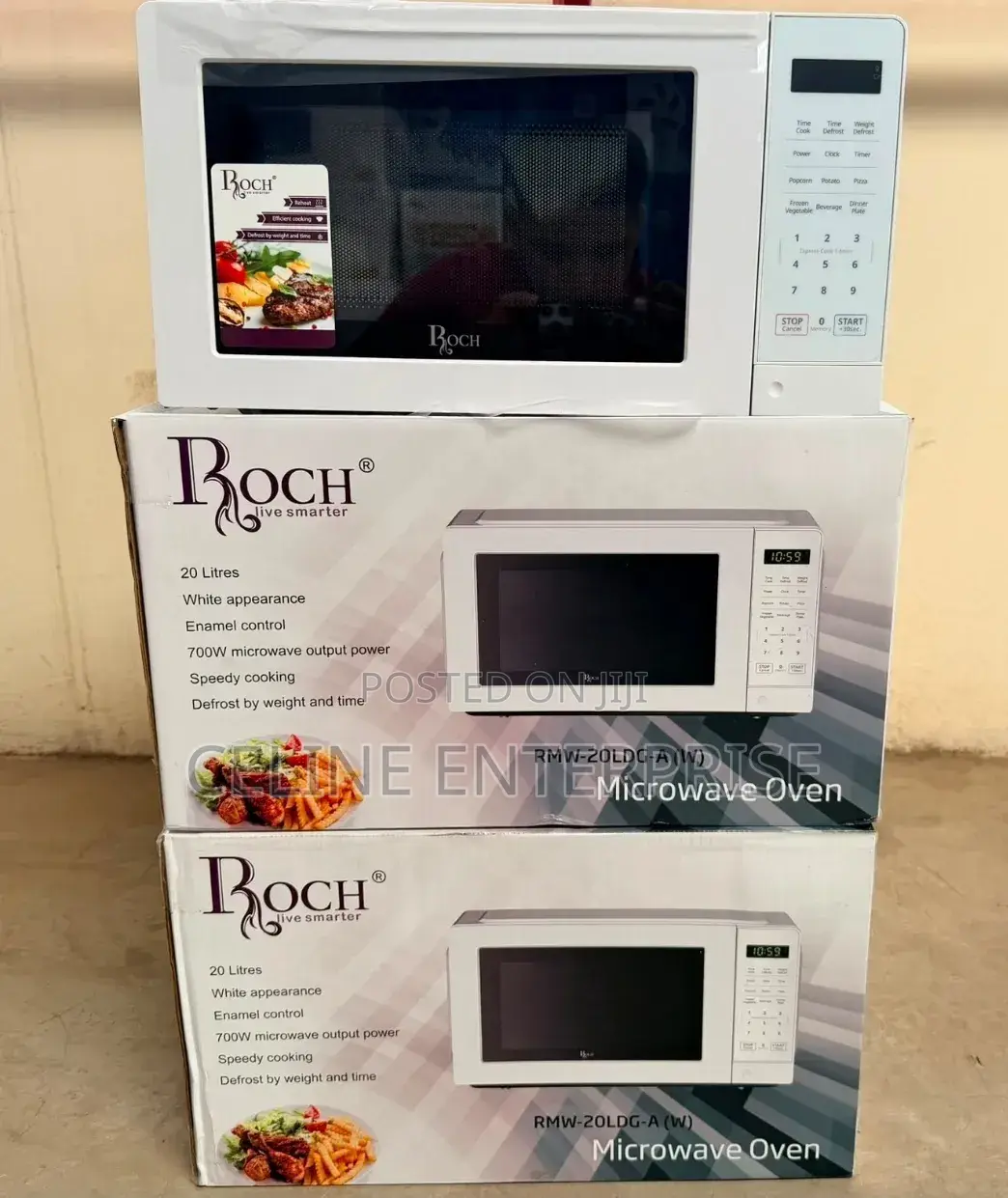 Roch 20l Digital Microwave With Defrost Function