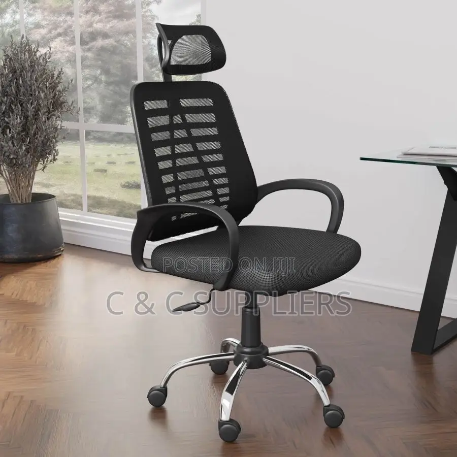 Swivel Office Chair With Headrest