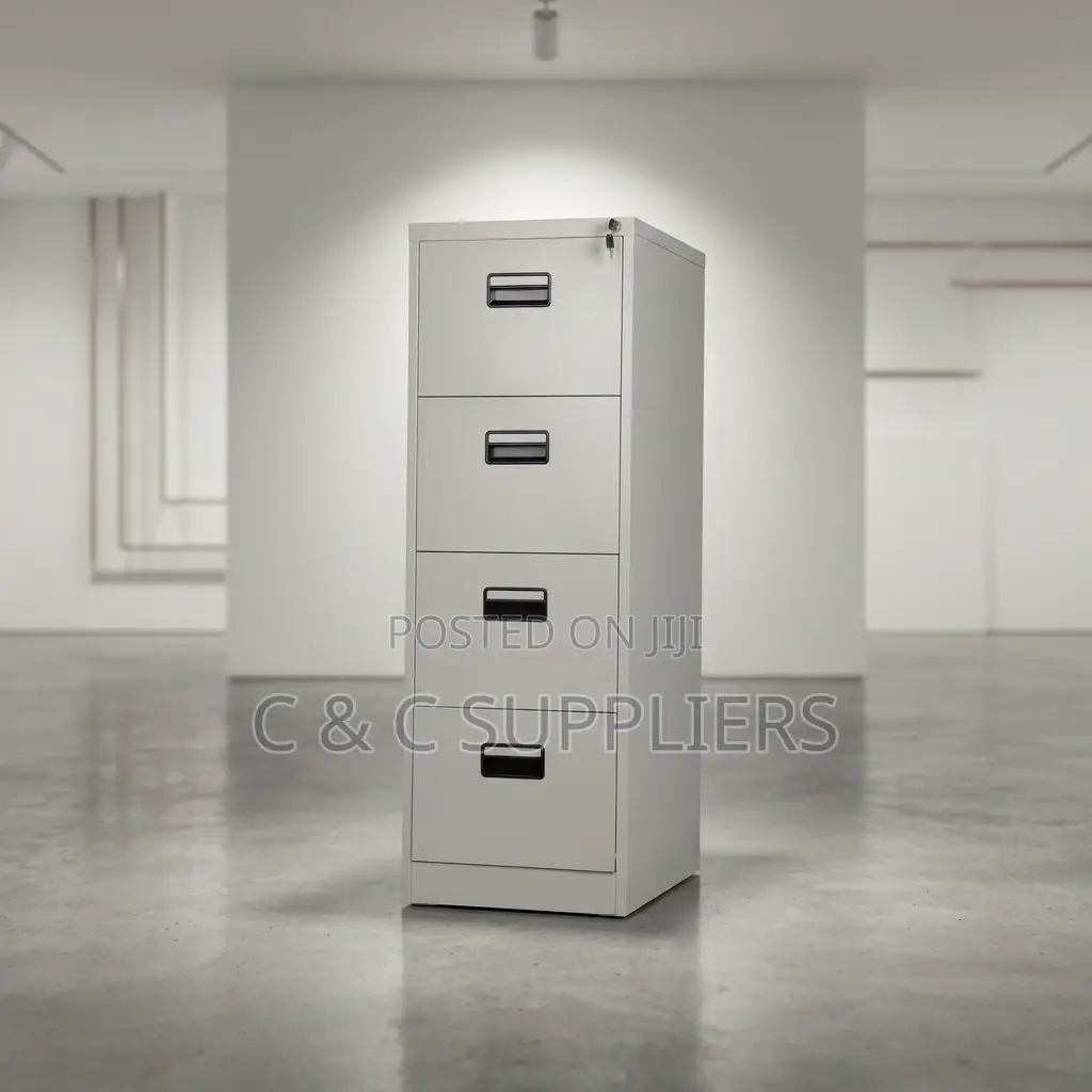 4-Drawer Metallic Cabinet