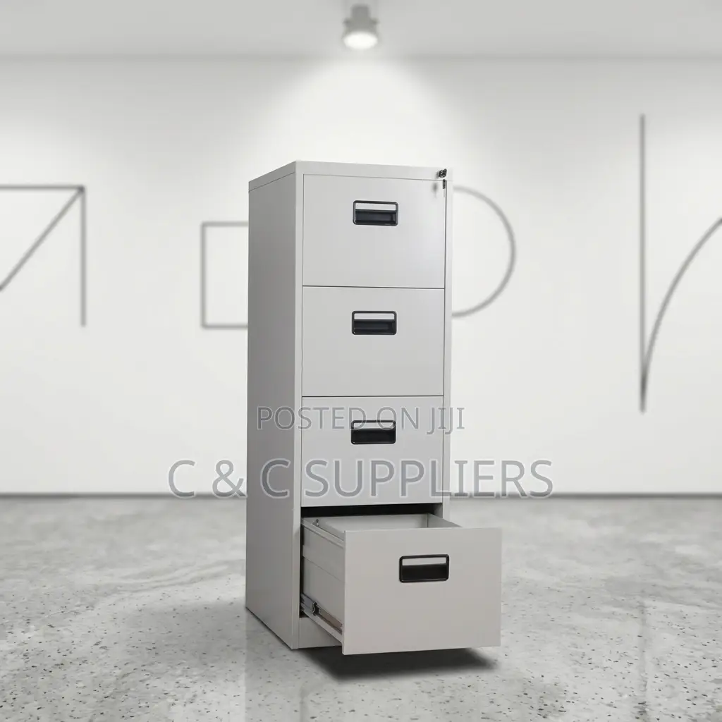 4-Drawer Metallic Cabinet