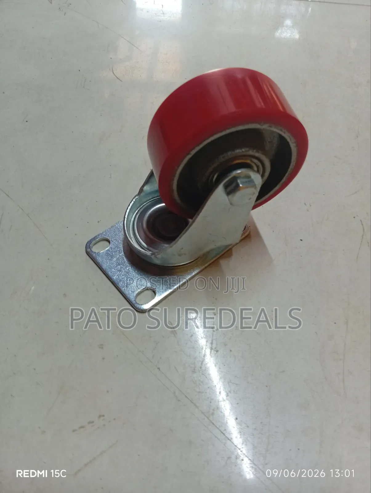 Heavy Duty Red Polyurethane Swivel Caster Wheel