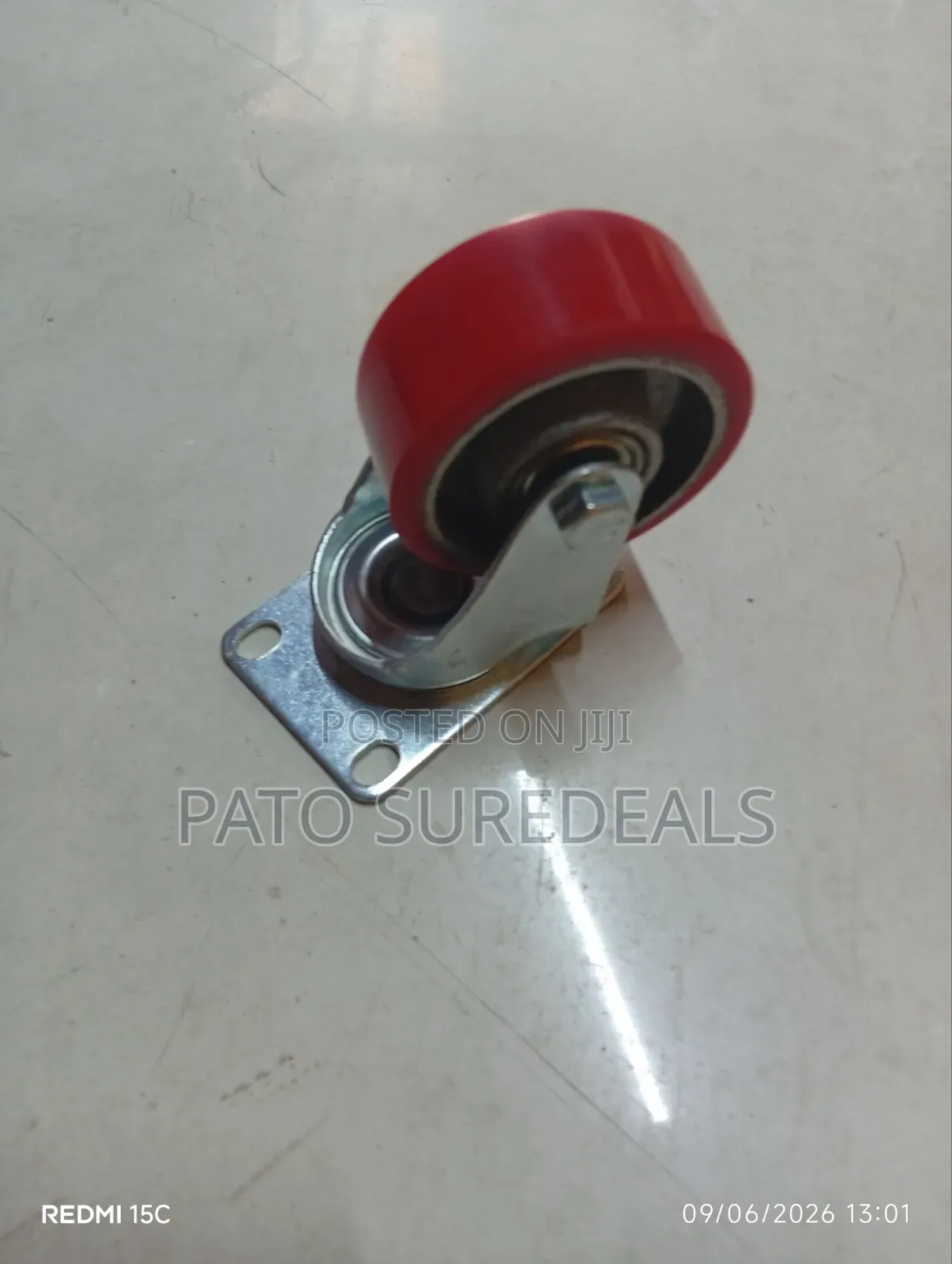 Heavy Duty Red Polyurethane Swivel Caster Wheel