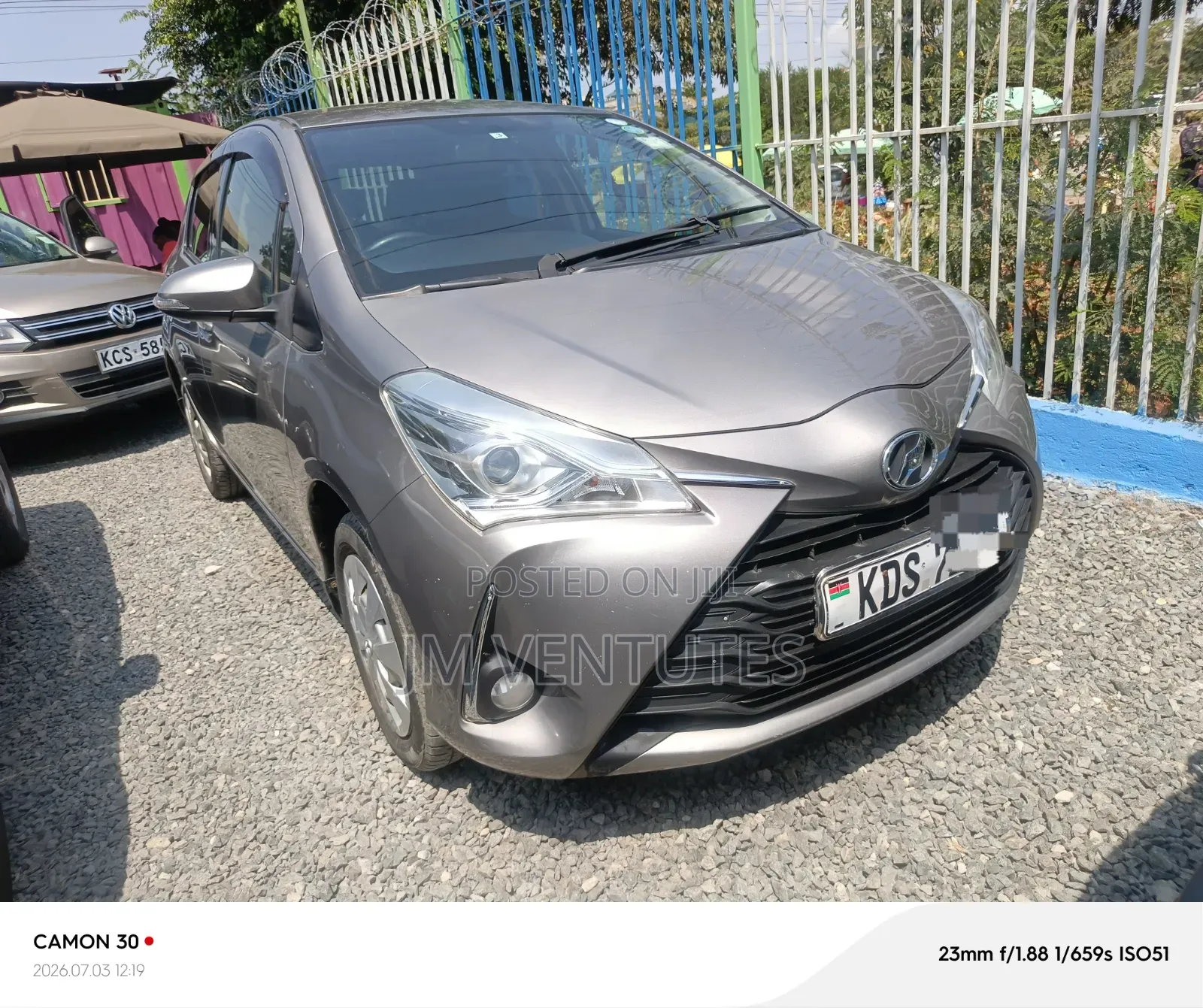 Toyota Vitz 2018 Gray