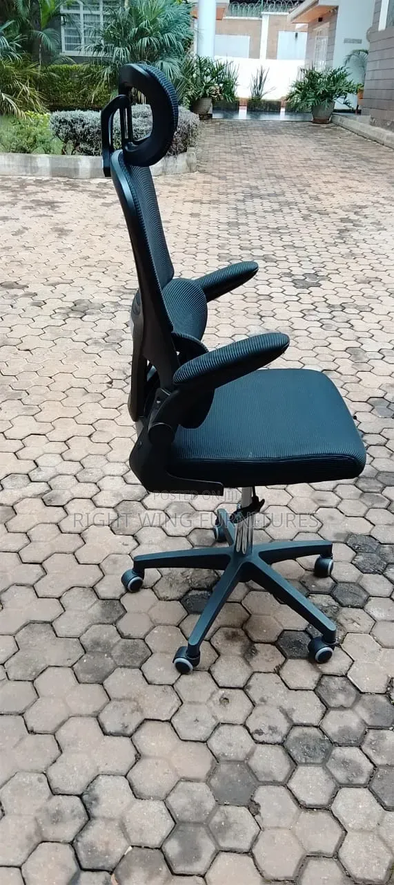 Office Folding Hands With Headrest Black White Available