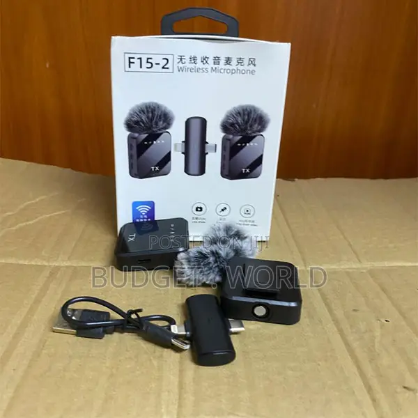 F15-2 Portable Wireless Lapel Microphone for Mobile Video Recording