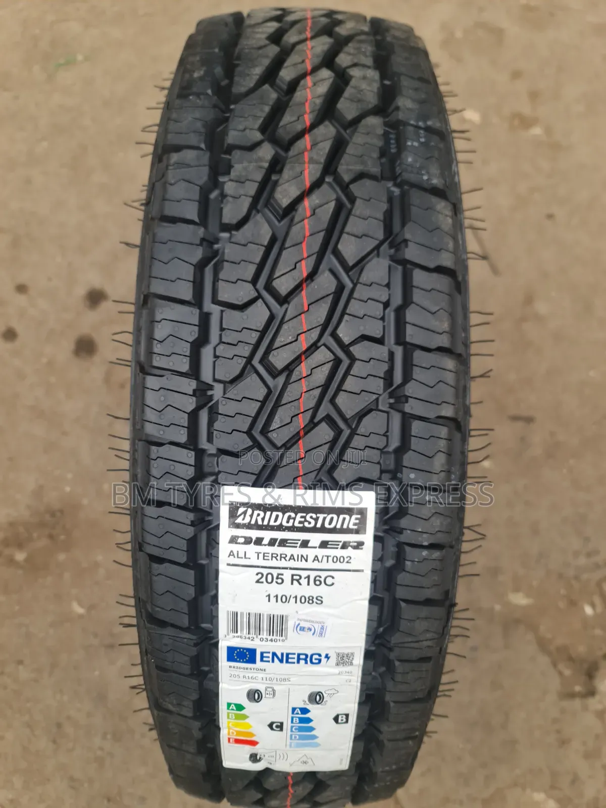 205 R16 Bridgstone Tires (All Terrain) 002.
