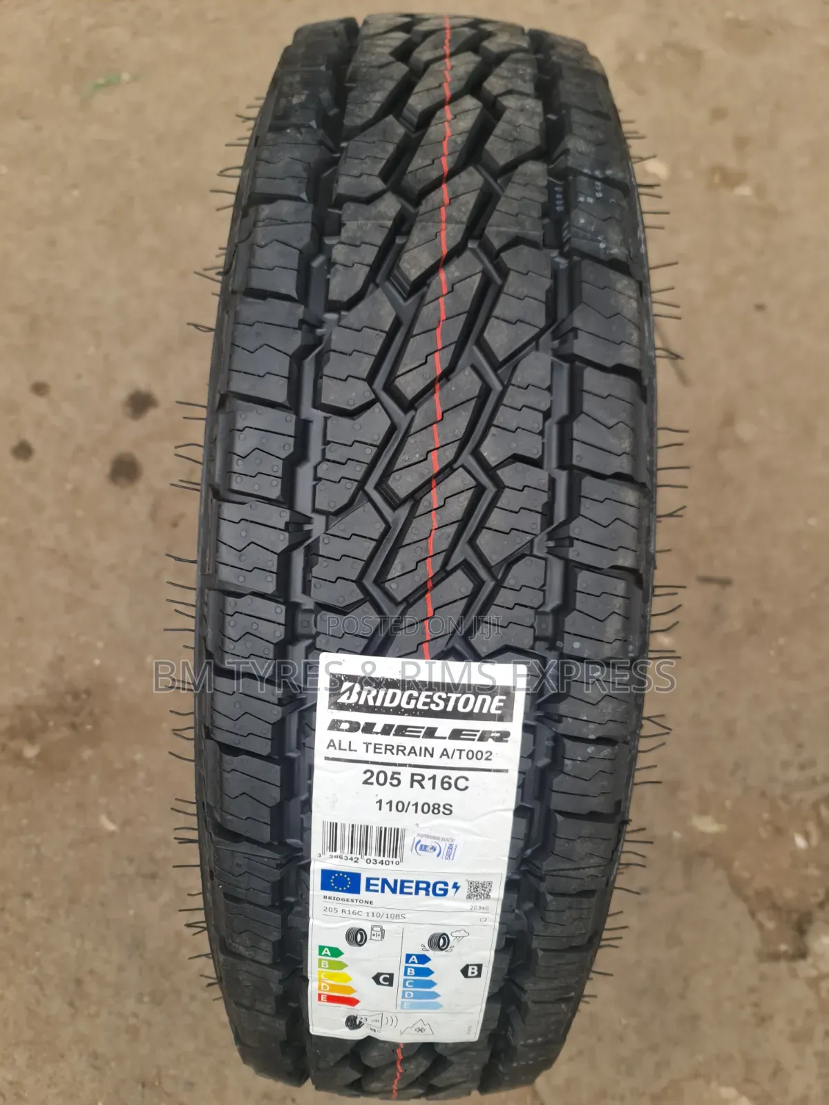 205 R16 Bridgstone Tires (All Terrain) 002.