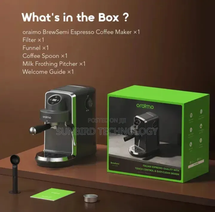Oraimo Brewsemi Ocf-262a Professional Powerful Expresso Coffee Maker