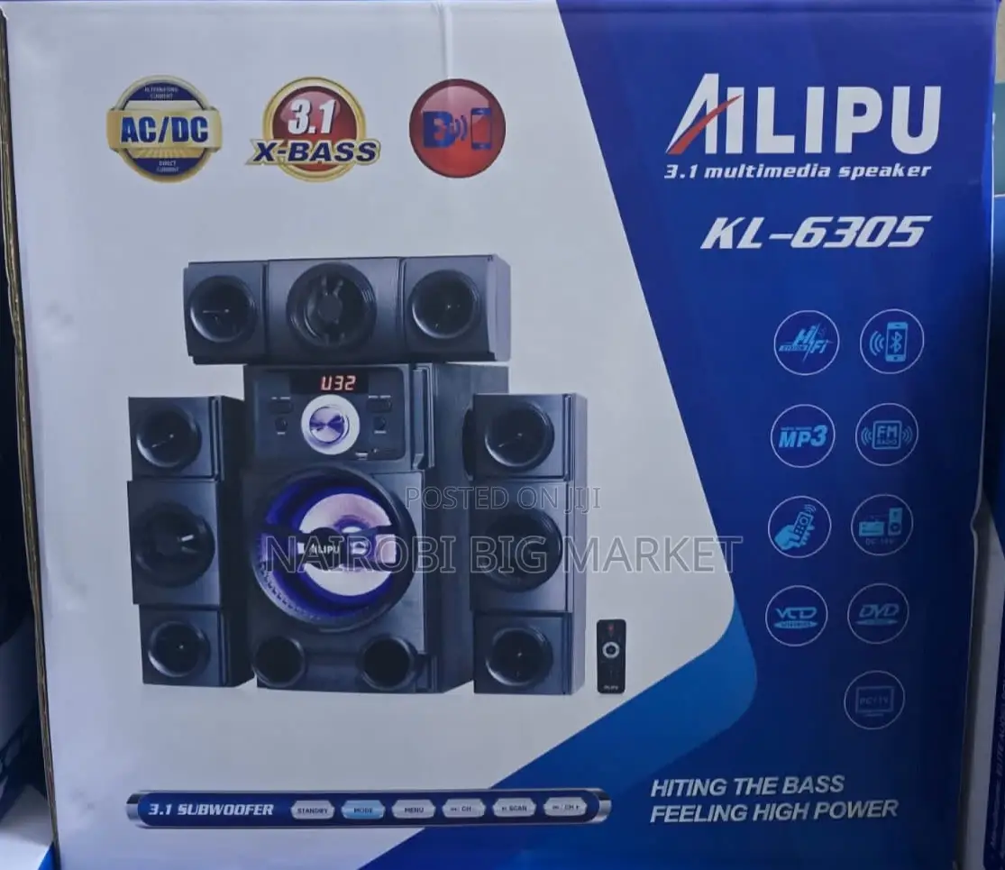 3.1ch Ailipu Homethearte Multimedia Speaker System Woofer