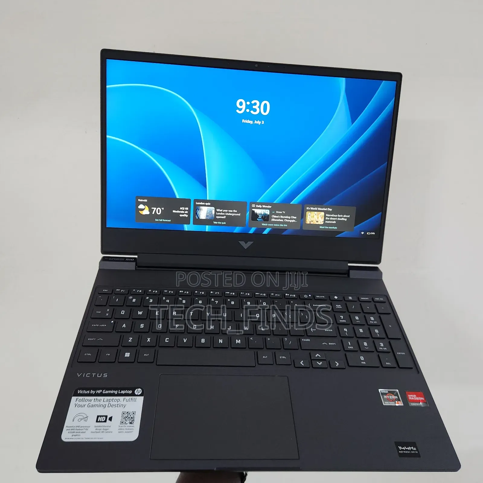 Laptop HP Victus 15 8GB AMD Ryzen 5 SSD 512GB