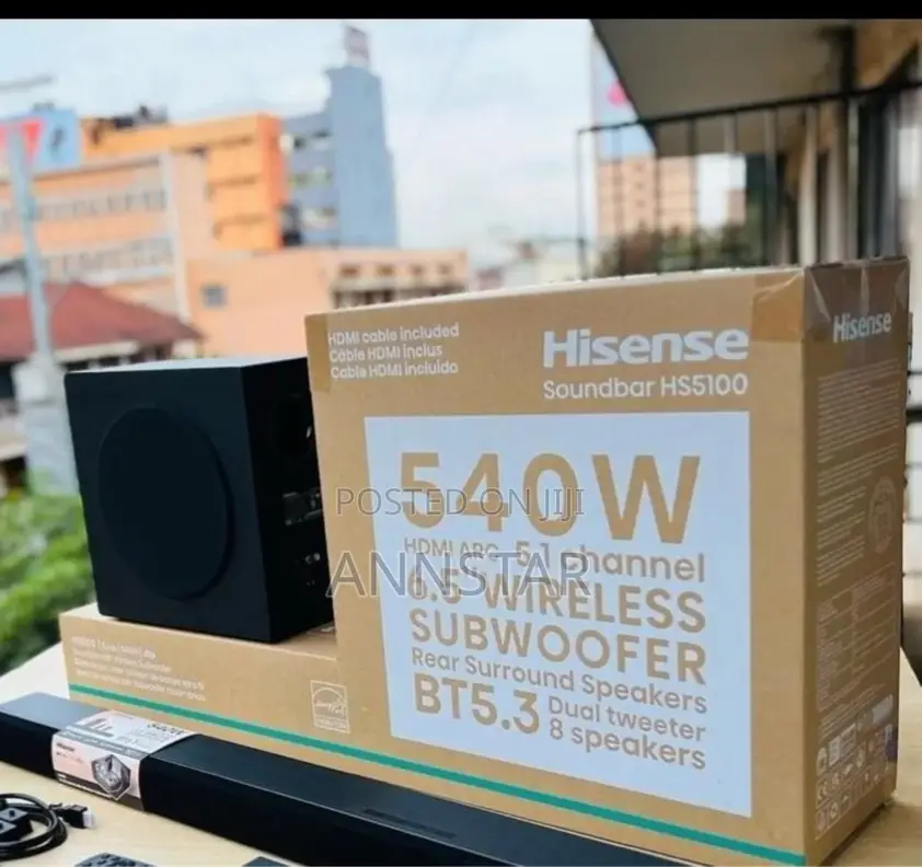 Hisense Soundbar 5.1 Channel 540w Hs5100