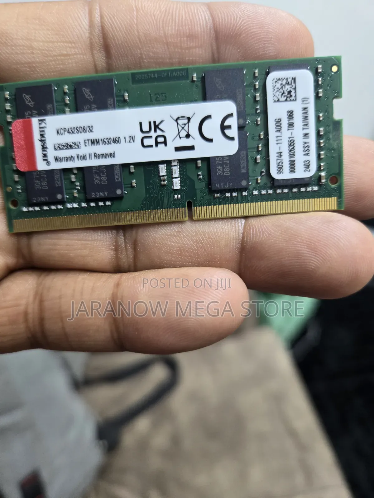 Kingston 32gb Ddr4 2666 MHZ Pc4-21300 2rx8 Kcp426sd8/32