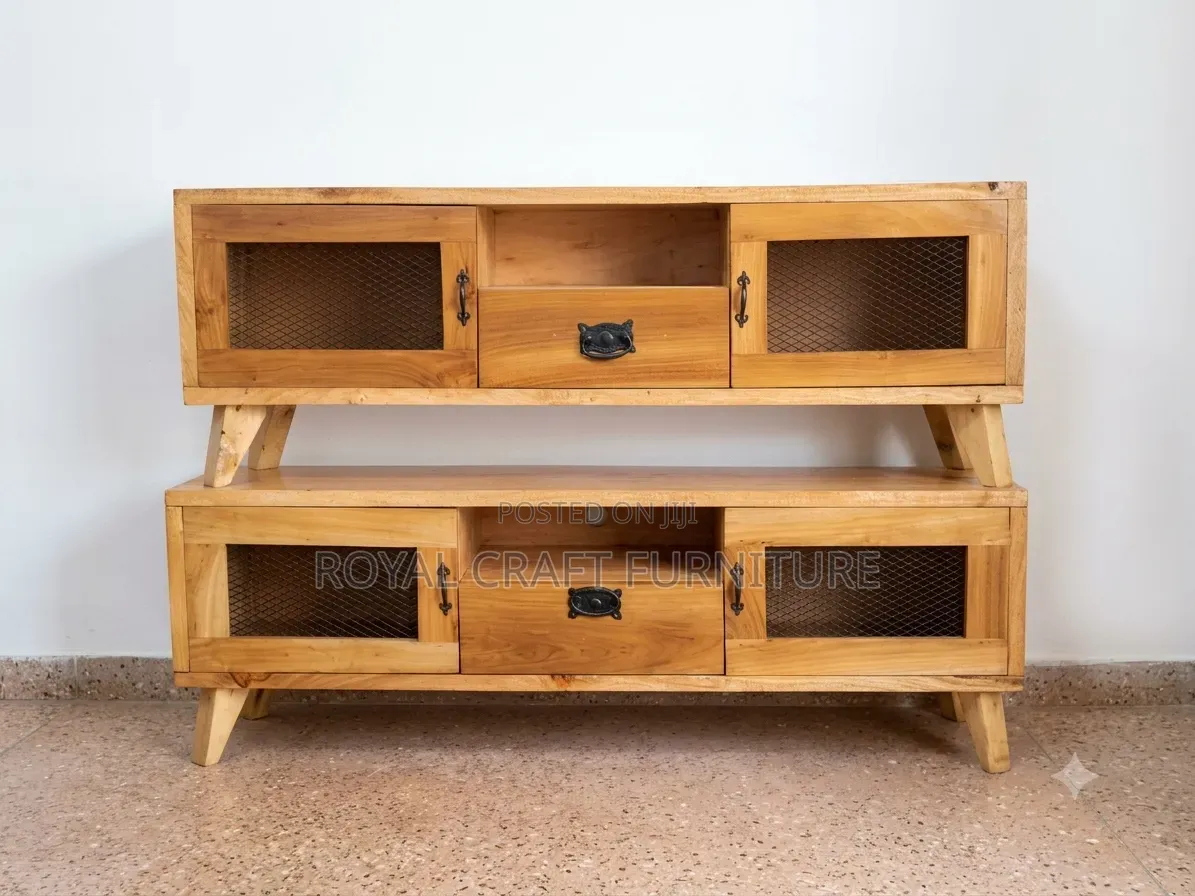 Stylish Tv Stand - Solid Wood - Great Condition