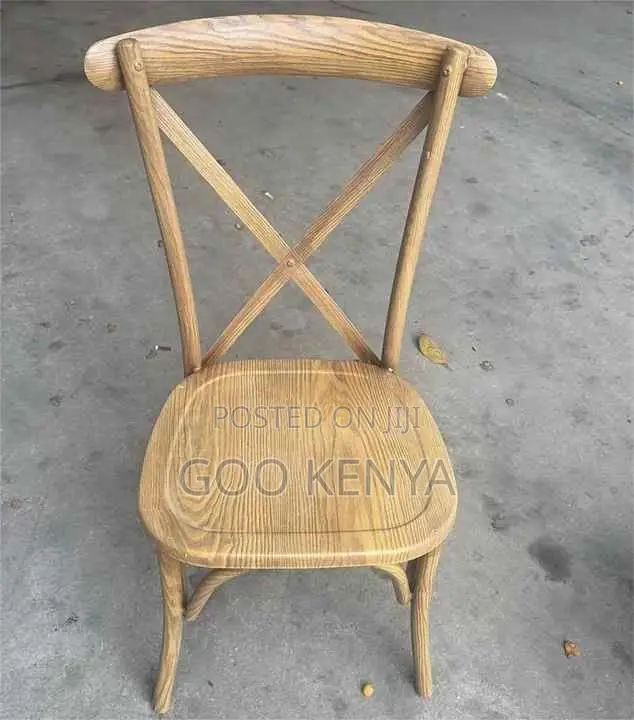 Event Chair; Heavy Duty Wooden Outdoor Banquet Chair for Weddings