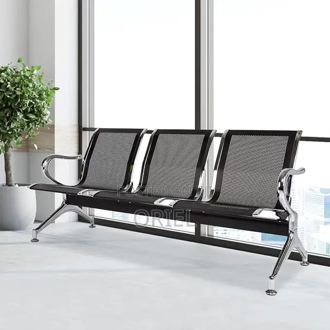 Office Bench :3-Seat Office Waiting Bench