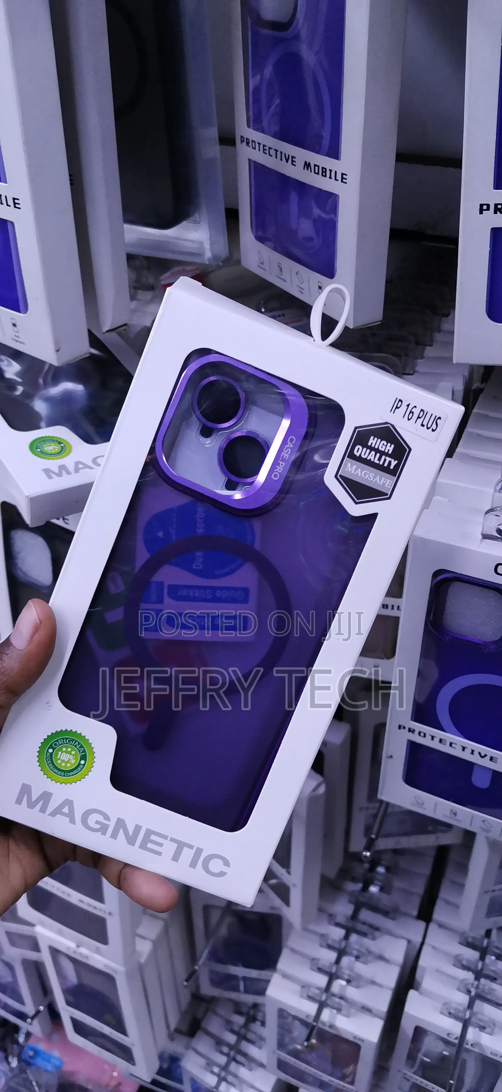iPhone 16 Plus Purple Case.Pro Magnetic Case