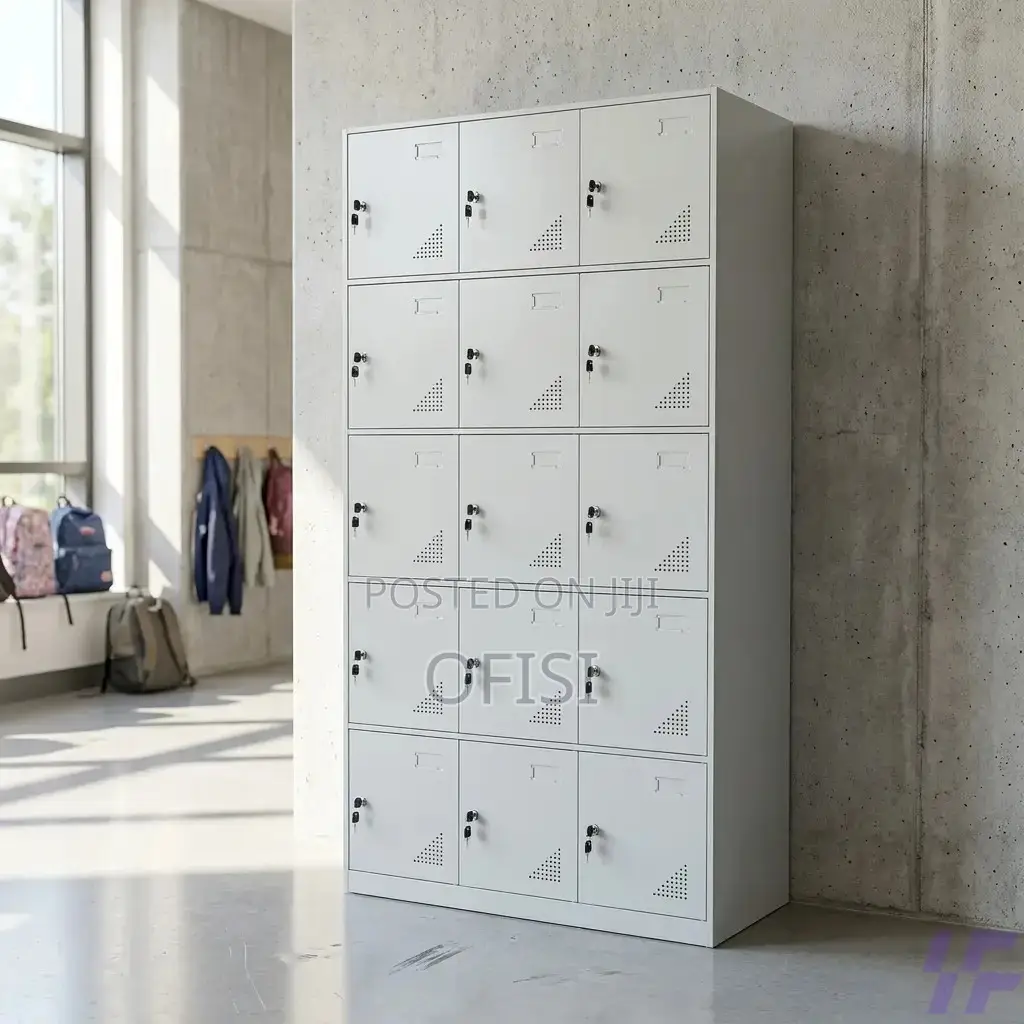 Office Cabinet; 15-Doors Steel Office Locker Cabinet