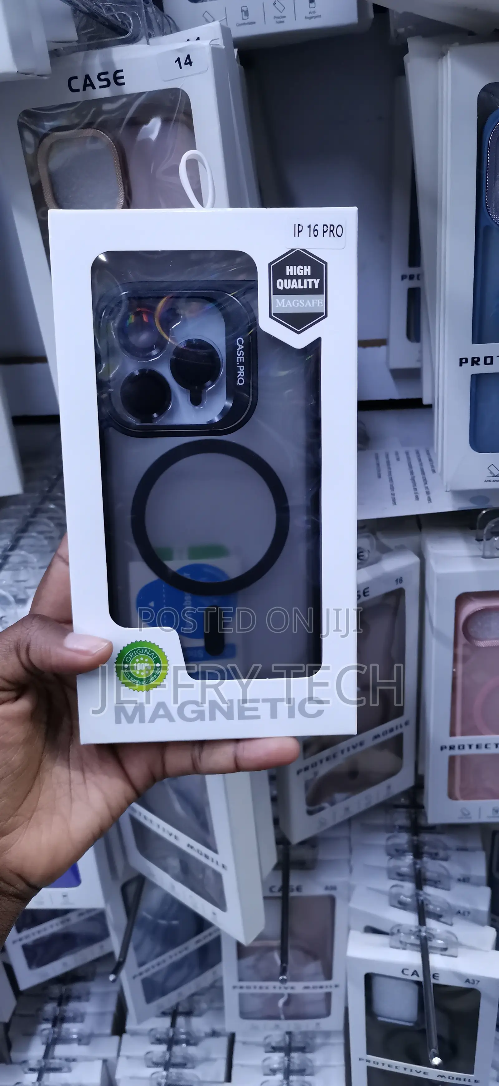 iPhone 16 Pro High Quality Magnetic Clear Case