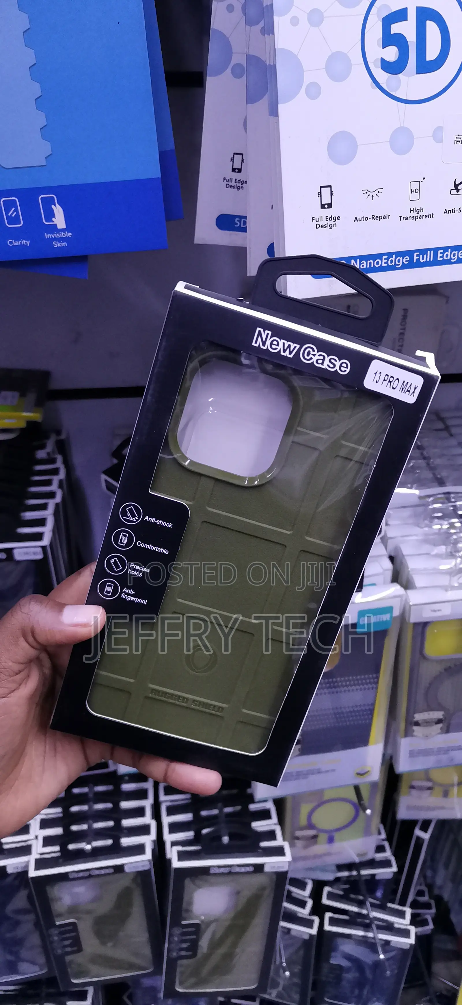 iPhone 13 Pro Max Grid Block Pattern to Provide Enhanced Grip Case