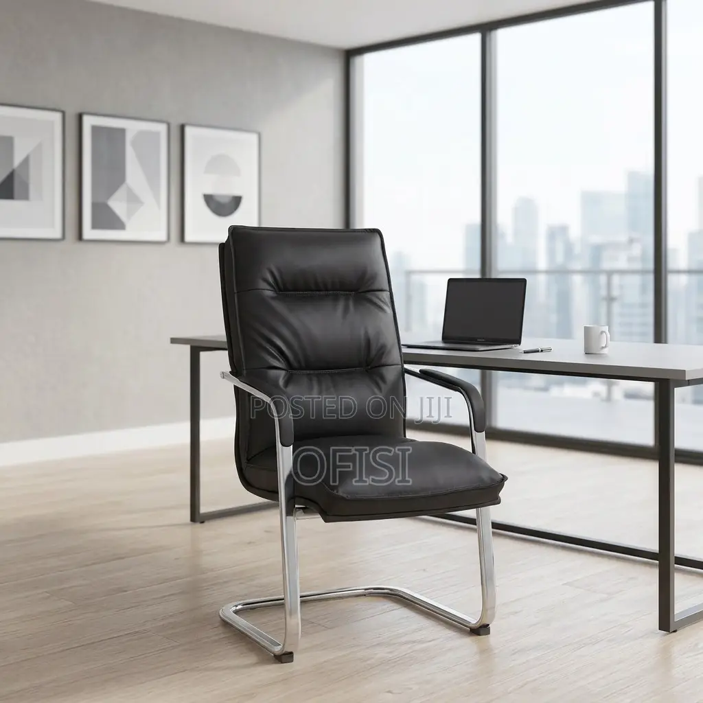 Office Chair; Executive Black Visitor Office Seat