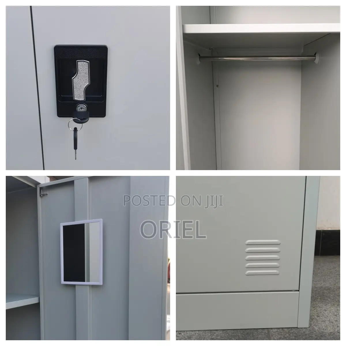 Office Cabinet : Steel 2-Door Office Storage Cabinet