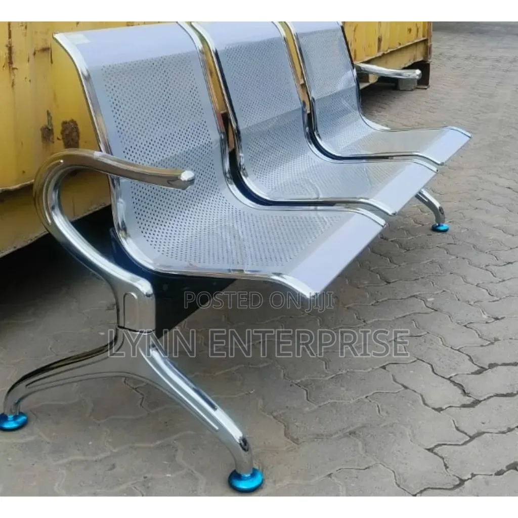 3 Way Link Chair Unpadded Waiting Bench