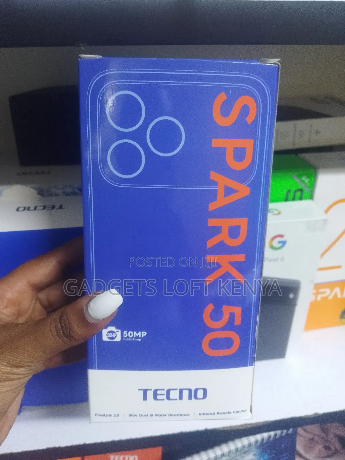 New Tecno Spark 50 128 GB Gray
