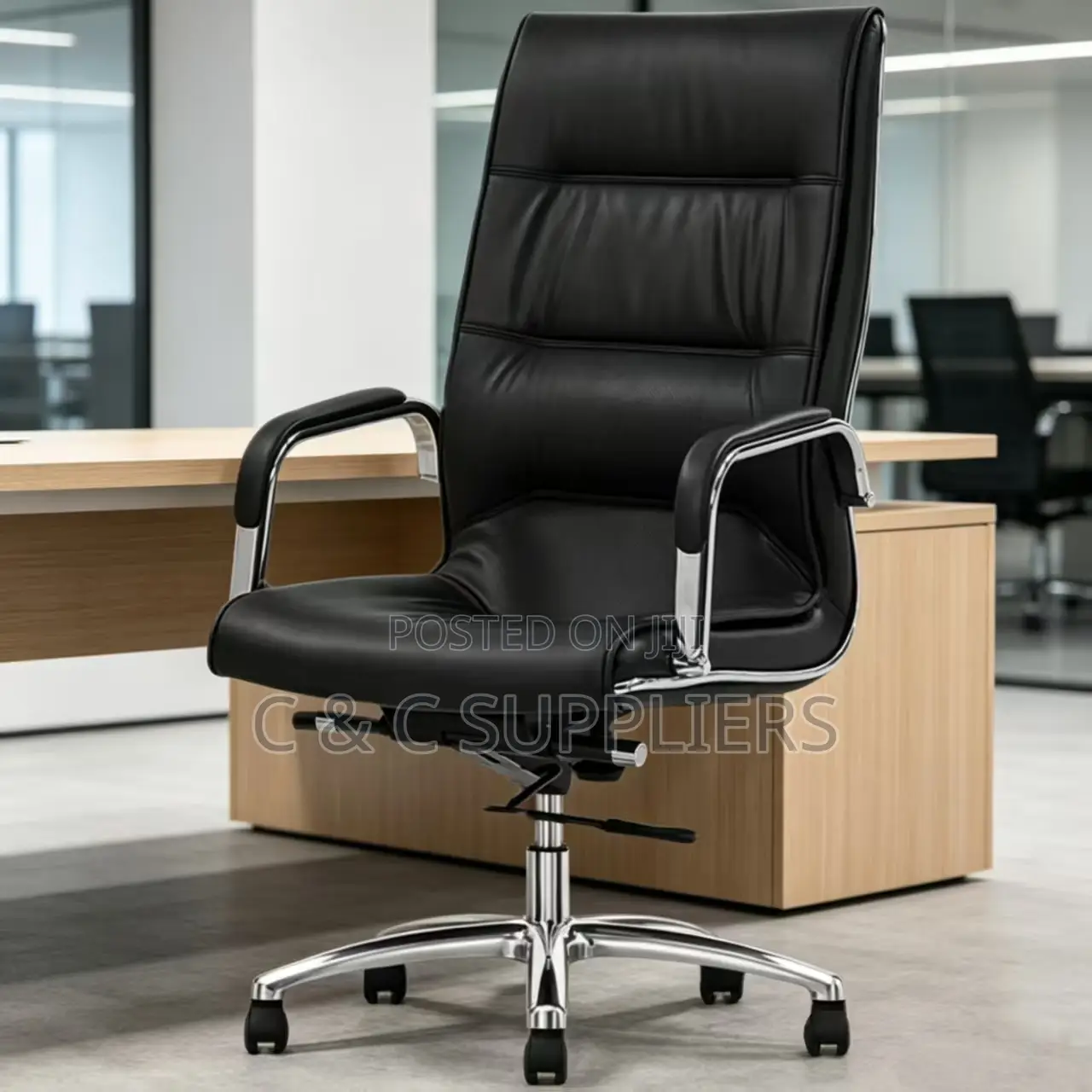 Swivel Leather Chair
