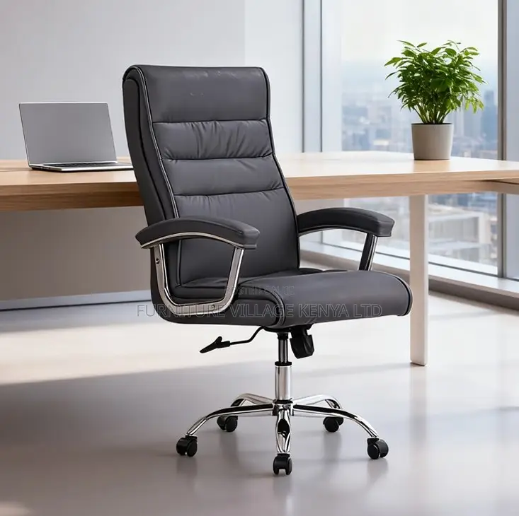 Swivel Base Leather Office Director Chair